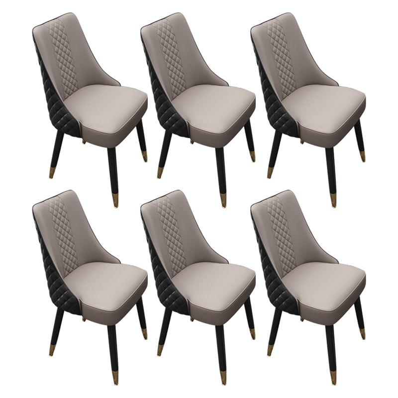 Scandinavian Style Wood Side Dining Chairs Dining Room Solid Back Chair
