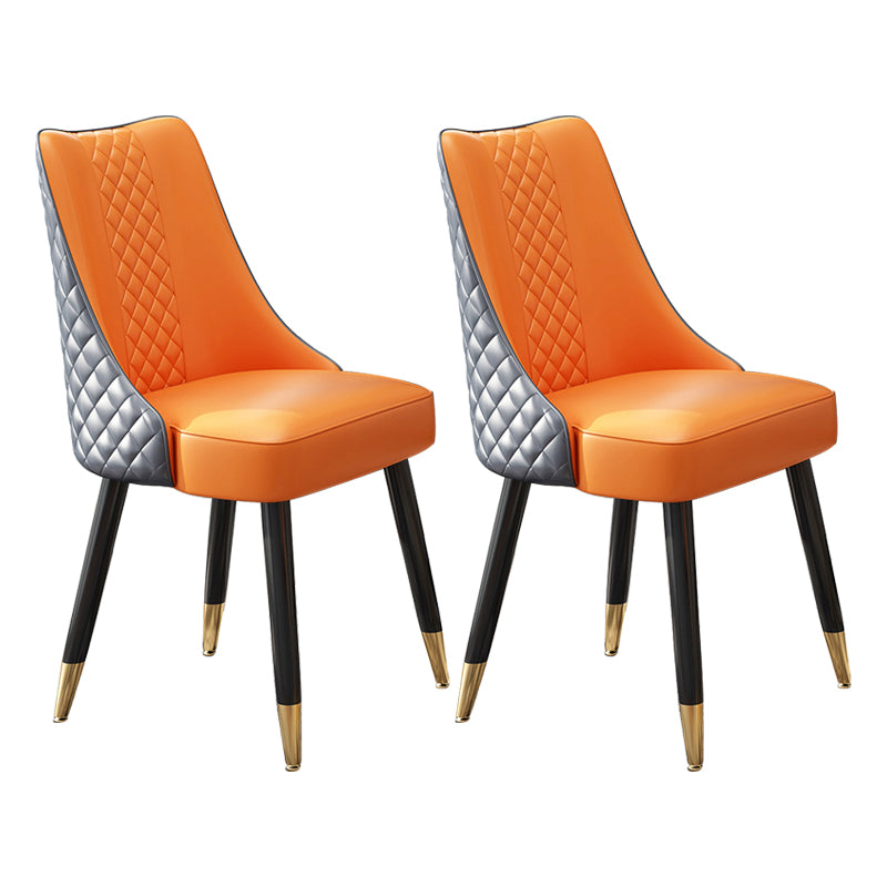Scandinavian Style Wood Side Dining Chairs Dining Room Solid Back Chair