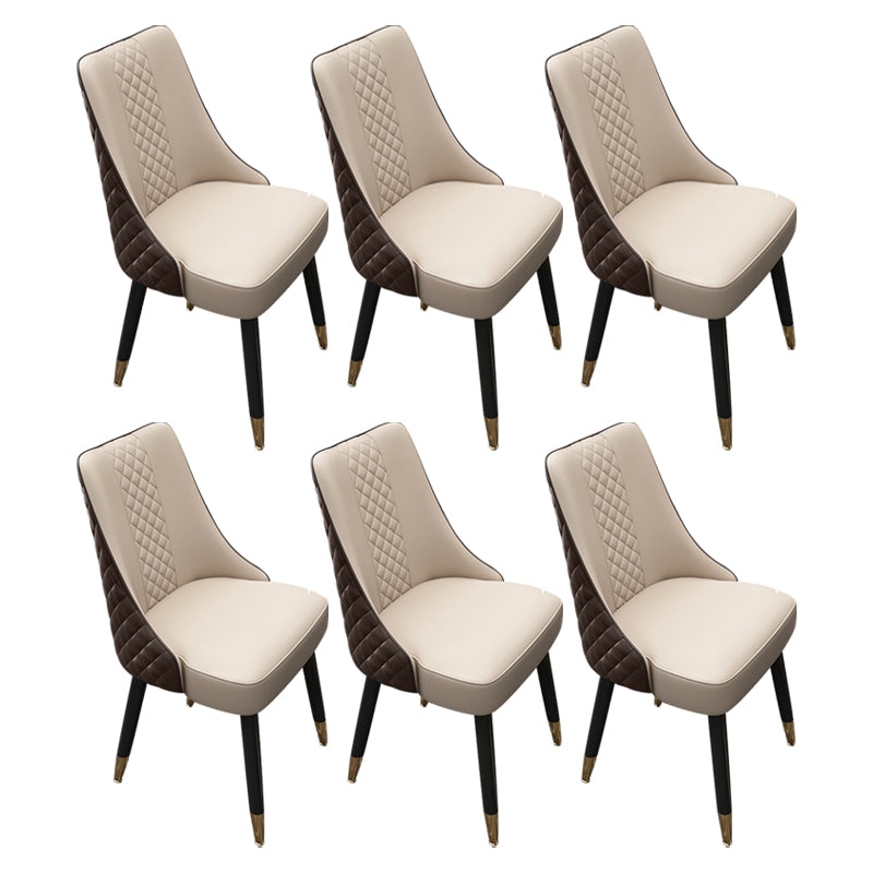 Scandinavian Style Wood Side Dining Chairs Dining Room Solid Back Chair