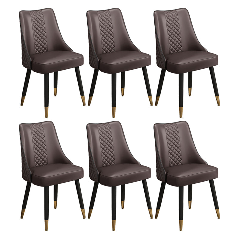 Scandinavian Style Wood Side Dining Chairs Dining Room Solid Back Chair