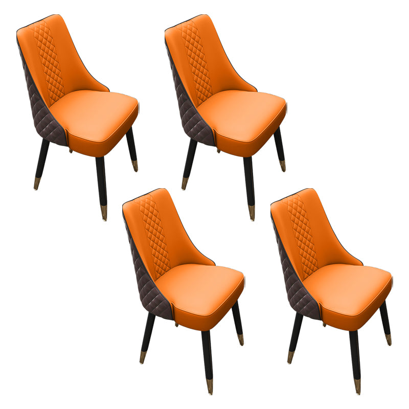 Scandinavian Style Wood Side Dining Chairs Dining Room Solid Back Chair
