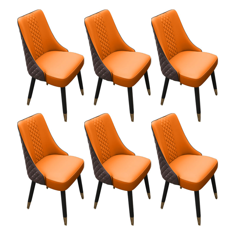 Scandinavian Style Wood Side Dining Chairs Dining Room Solid Back Chair