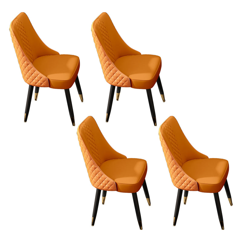 Scandinavian Style Wood Side Dining Chairs Dining Room Solid Back Chair