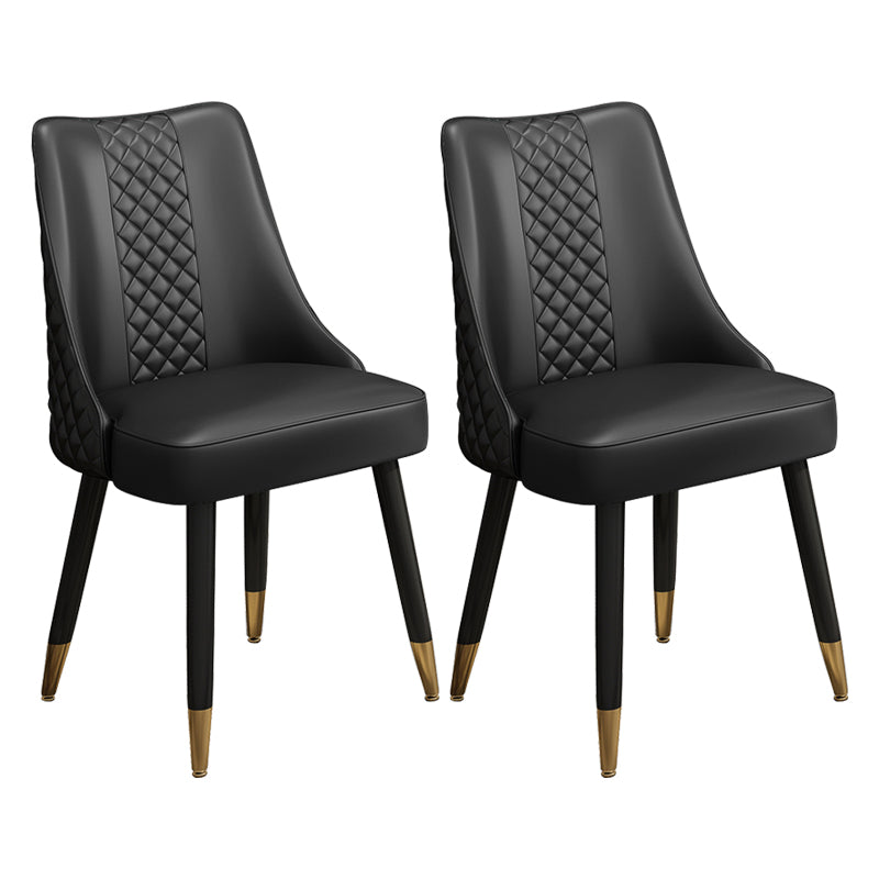 Scandinavian Style Wood Side Dining Chairs Dining Room Solid Back Chair