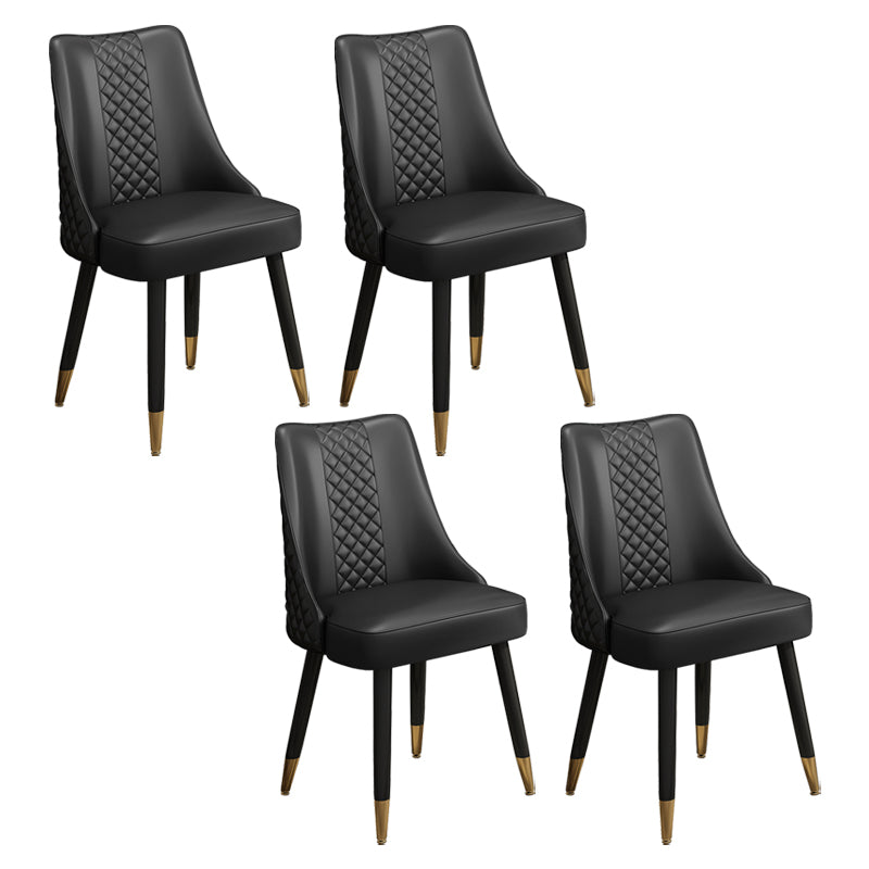 Scandinavian Style Wood Side Dining Chairs Dining Room Solid Back Chair