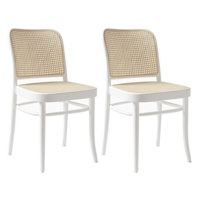 Modern Style Solid Wood Dining Room Kitchen Chair Open Back Side Chairs