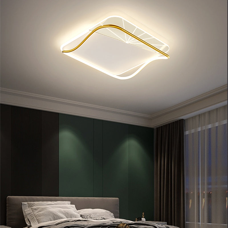 Éclairage de la bouffée de vidange Geometric Flush Mount Light Flush-Mount Light Fixture