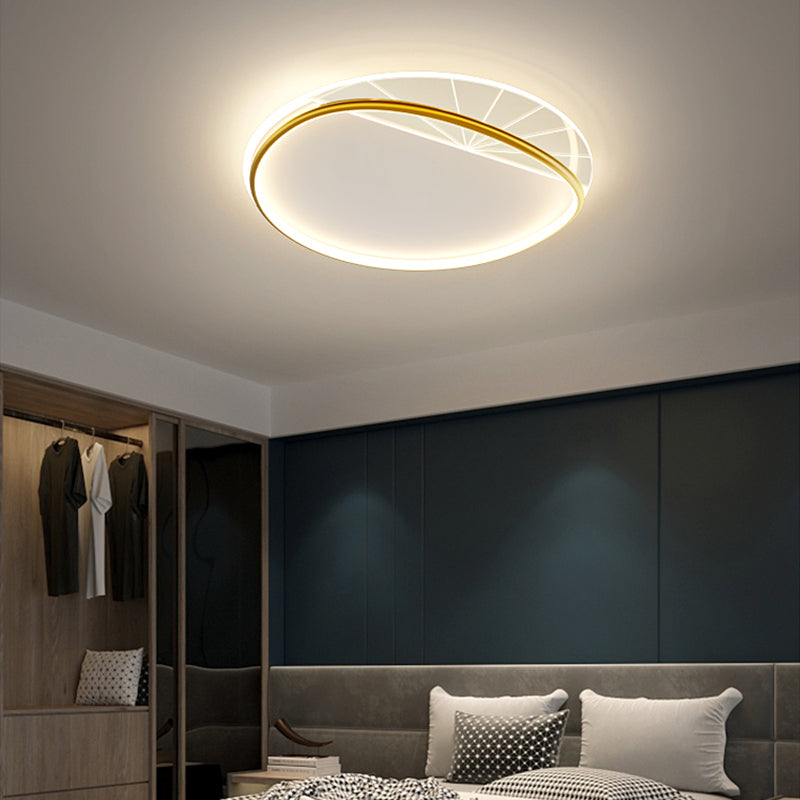 Éclairage de la bouffée de vidange Geometric Flush Mount Light Flush-Mount Light Fixture