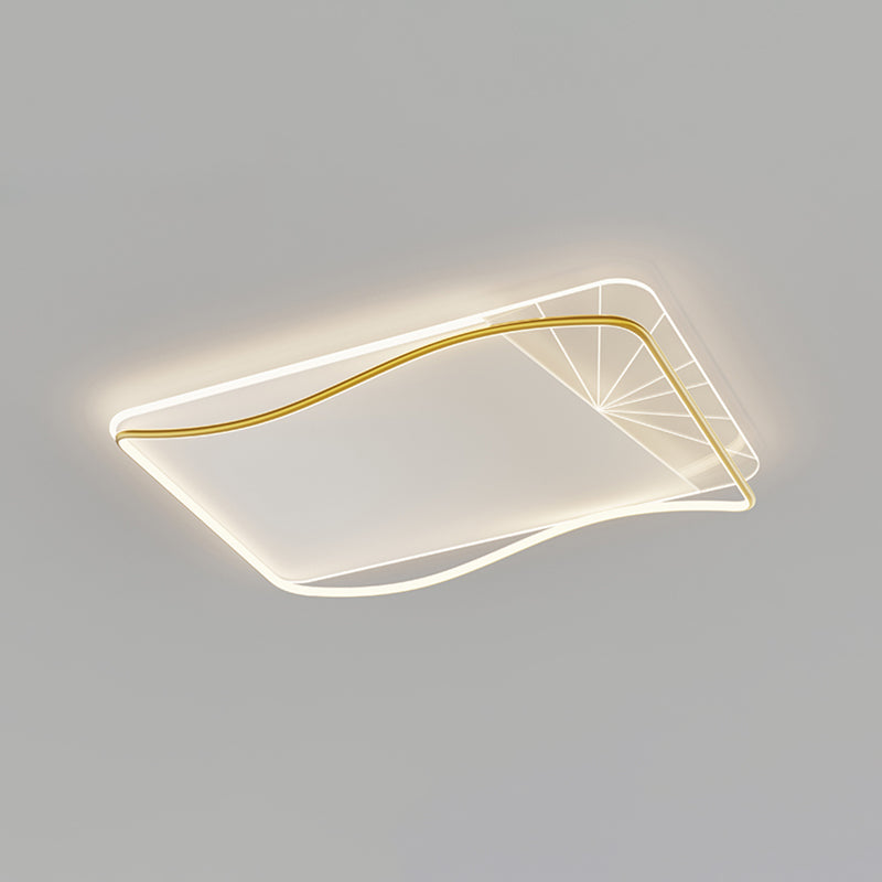 Éclairage de la bouffée de vidange Geometric Flush Mount Light Flush-Mount Light Fixture