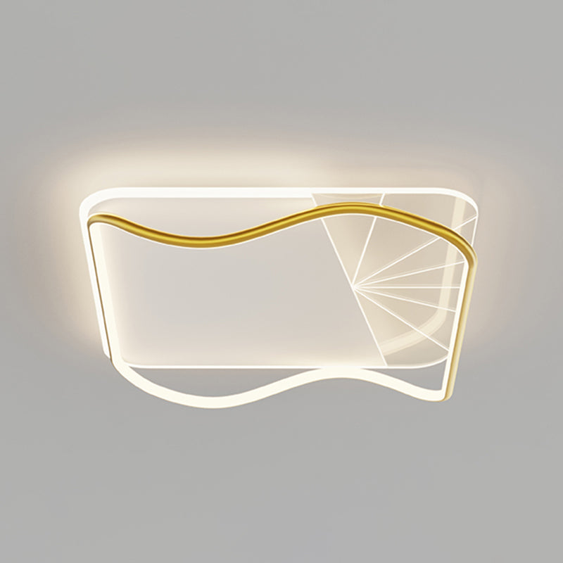 Éclairage de la bouffée de vidange Geometric Flush Mount Light Flush-Mount Light Fixture