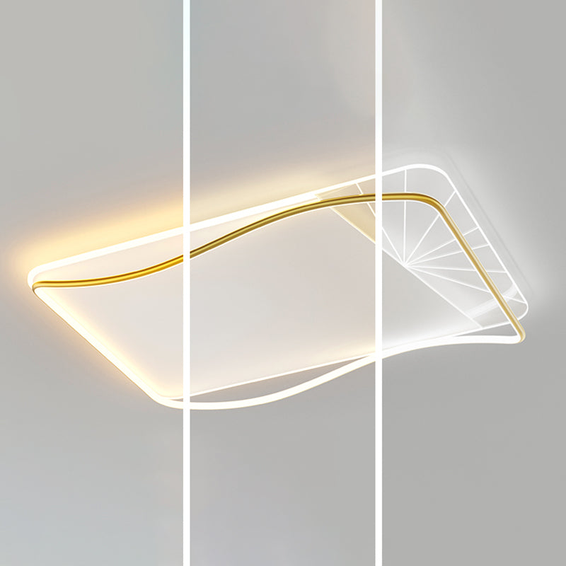 Éclairage de la bouffée de vidange Geometric Flush Mount Light Flush-Mount Light Fixture