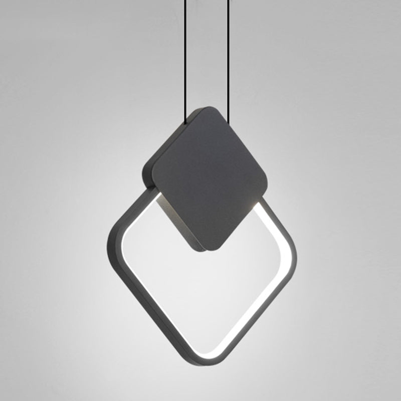 Geometric Suspended Lighting Fixture Modern Pendant Lighting for Dining Room