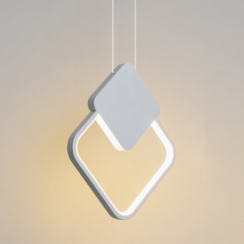 Geometric Suspended Lighting Fixture Modern Pendant Lighting for Dining Room