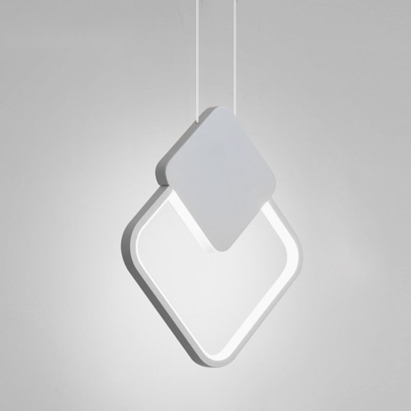 Geometric Suspended Lighting Fixture Modern Pendant Lighting for Dining Room