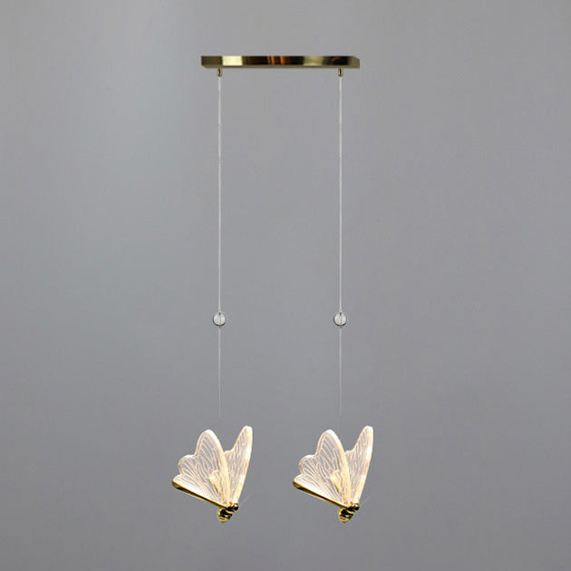 Schmetterling Multi -Lichter HABELEGENLEGENE LEGELPTEIL MODERN ACRYLISCHEN ACRYLISCHEN Pendellicht