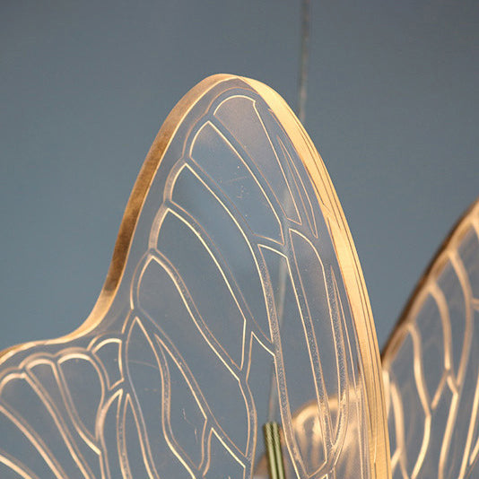 Schmetterling Multi -Lichter HABELEGENLEGENE LEGELPTEIL MODERN ACRYLISCHEN ACRYLISCHEN Pendellicht