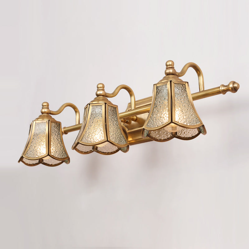 Multi-luz Sombra Sombra Sombra Splique Modern Simple Simple Lighting en latón en latón