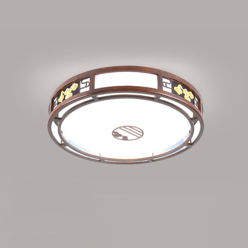 Modern Flushmount Ceiling Lamp 1-Light Living Room Flush Mount Light Fixture with Acrylic Shade