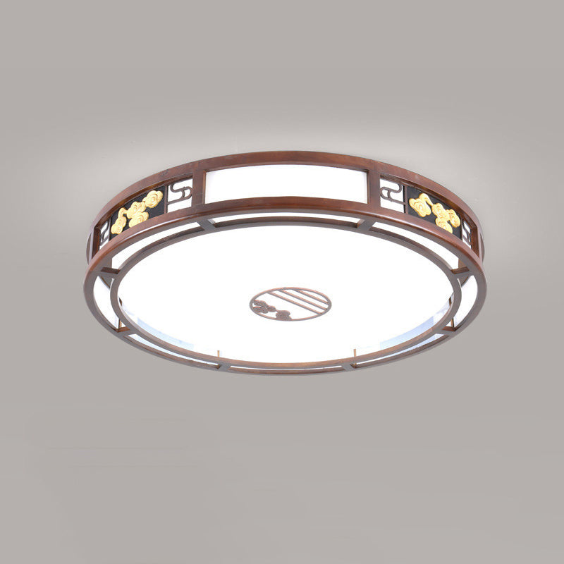 Modern Flushmount Ceiling Lamp 1-Light Living Room Flush Mount Light Fixture with Acrylic Shade