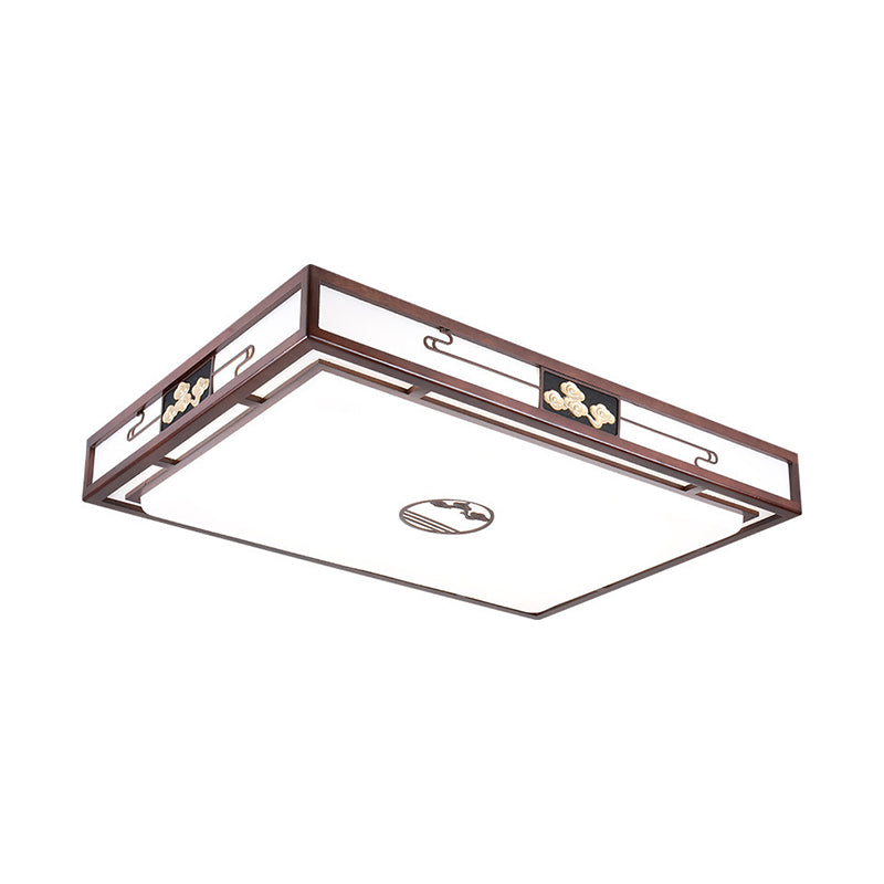 Modern Flushmount Ceiling Lamp 1-Light Living Room Flush Mount Light Fixture with Acrylic Shade