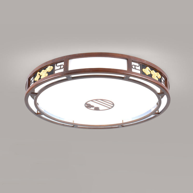 Modern Flushmount Ceiling Lamp 1-Light Living Room Flush Mount Light Fixture with Acrylic Shade