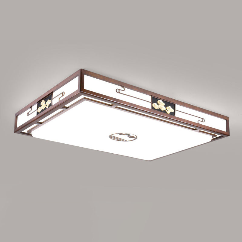 Modern Flushmount Ceiling Lamp 1-Light Living Room Flush Mount Light Fixture with Acrylic Shade