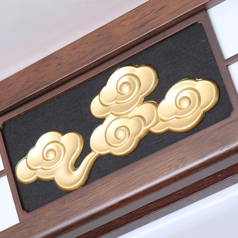 Modern Flushmount Ceiling Lamp 1-Light Living Room Flush Mount Light Fixture with Acrylic Shade