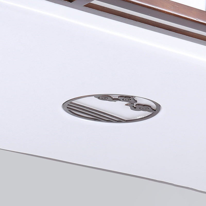 Modern Flushmount Ceiling Lamp 1-Light Living Room Flush Mount Light Fixture with Acrylic Shade