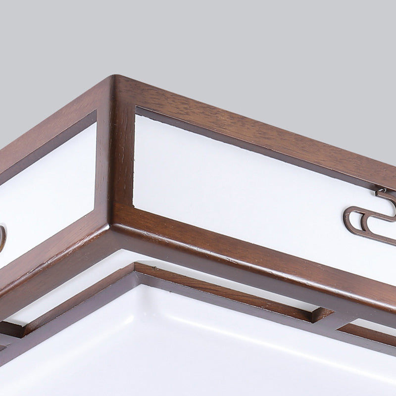 Modern Flushmount Ceiling Lamp 1-Light Living Room Flush Mount Light Fixture with Acrylic Shade