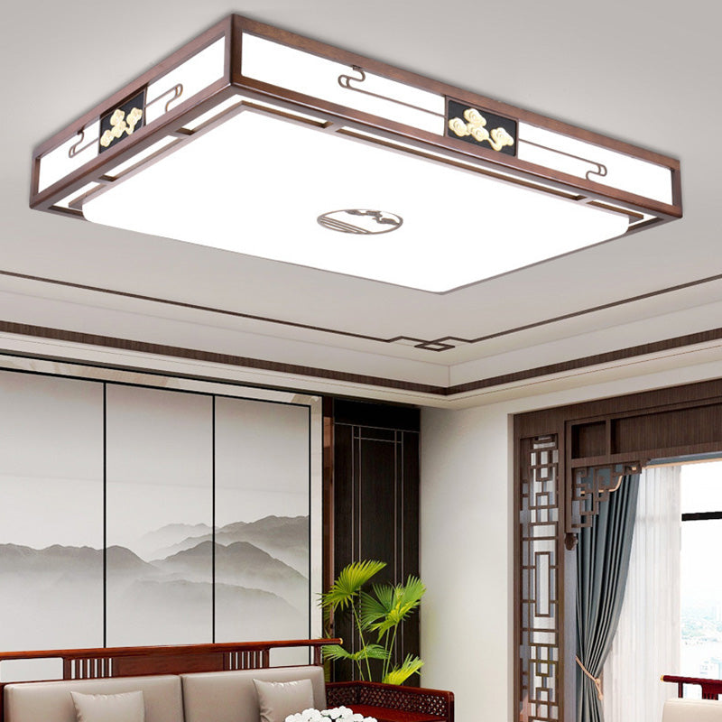 Modern Flushmount Ceiling Lamp 1-Light Living Room Flush Mount Light Fixture with Acrylic Shade