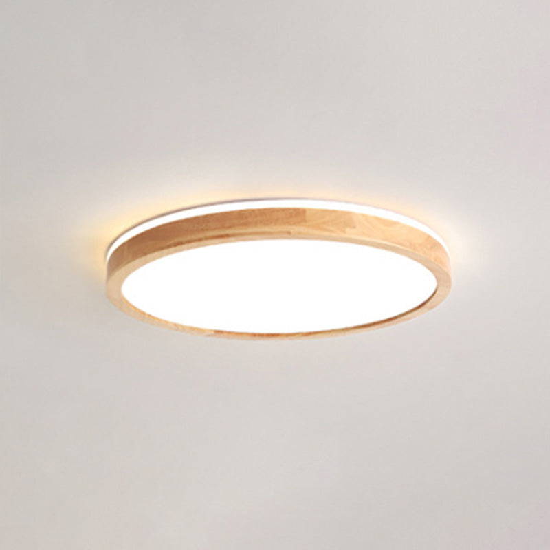 Soporte de montaje de luz de montaje moderno 1-Luz de techo de montaje a ras de la sala de estar con sombra acrílica