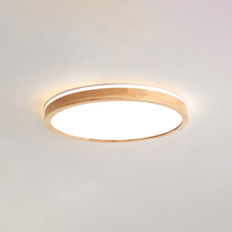 Soporte de montaje de luz de montaje moderno 1-Luz de techo de montaje a ras de la sala de estar con sombra acrílica