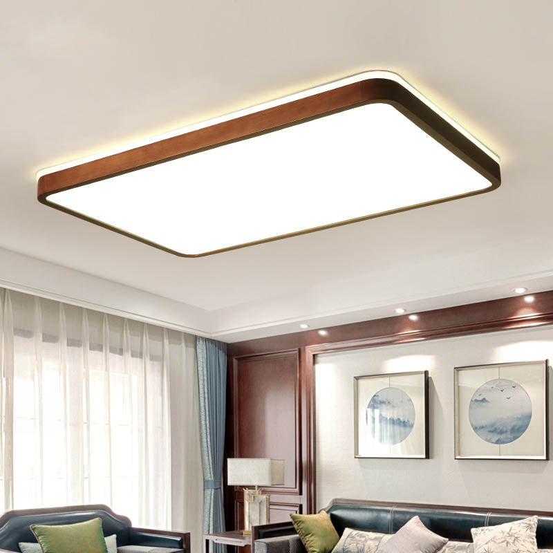 Fixation de la lumière du Mont-Flush moderne 1-Salon de la lumière Flush Mount Light avec Shade Acrylique