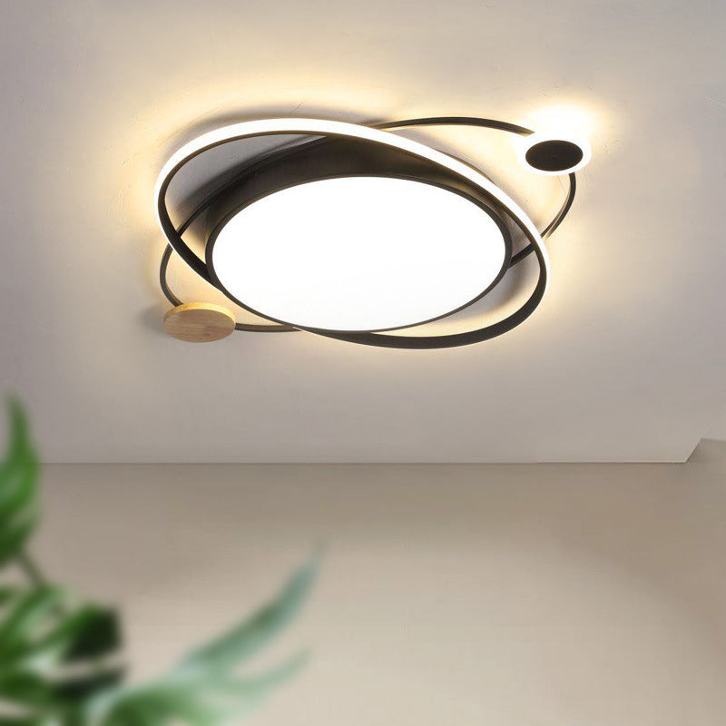 Chambre d'enfant salon plafonnier nordique Macron éclairage aérien LED