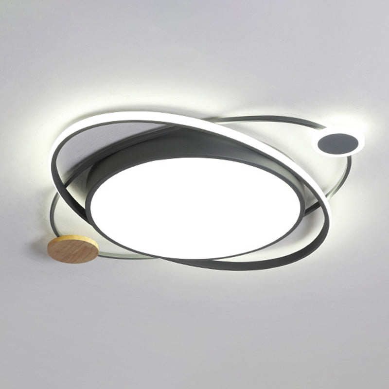 Chambre d'enfant salon plafonnier nordique Macron éclairage aérien LED