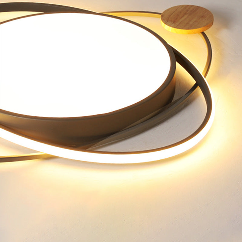 Chambre d'enfant salon plafonnier nordique Macron éclairage aérien LED