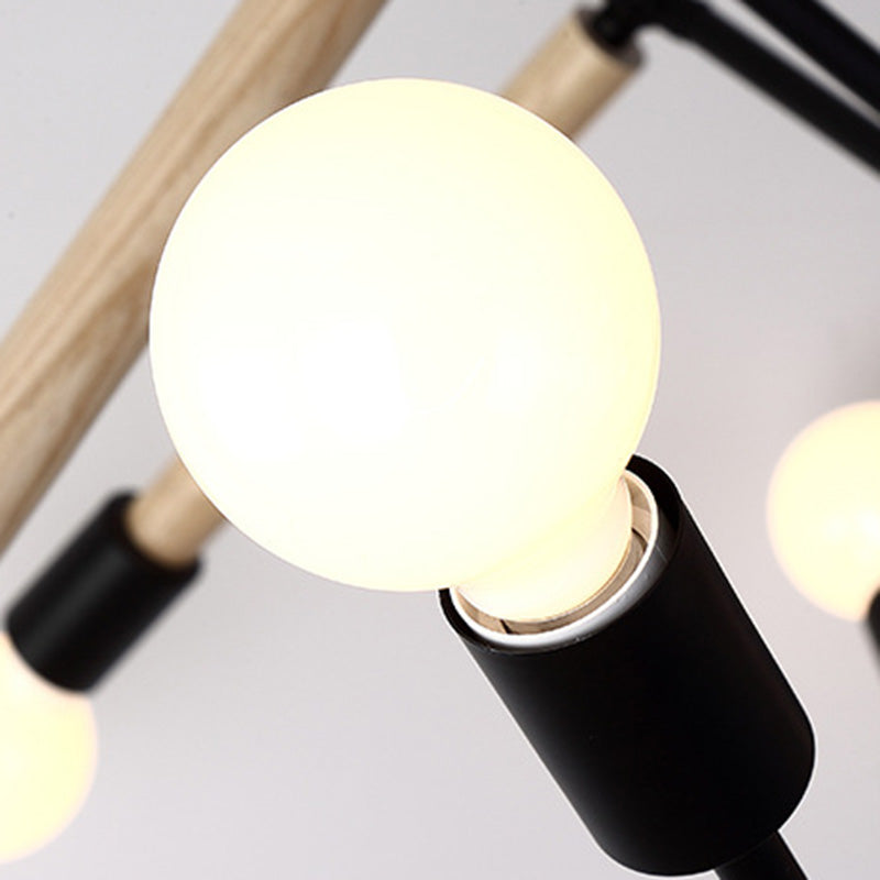 Spider Chandelier Pendant Light Light moderne la lampe à lustre en bronze beige moderne pour le restaurant