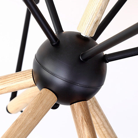 Spider Chandelier Pendant Light Light moderne la lampe à lustre en bronze beige moderne pour le restaurant
