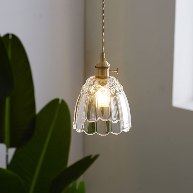 Lampada a sospensione a sospensione a testa singola ottone per cucina il ristorante da cucina