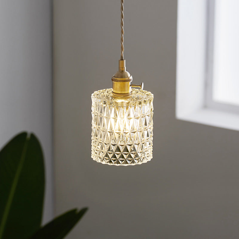 Lampada a sospensione a sospensione a testa singola ottone per cucina il ristorante da cucina