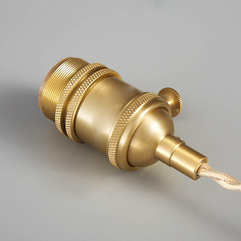 Lampada a sospensione a sospensione a testa singola ottone per cucina il ristorante da cucina