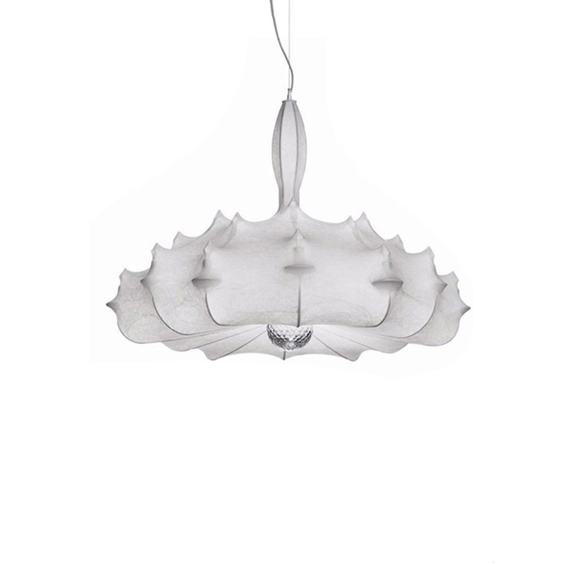 Schattierte Wohnzimmer Decken Deckenpendelleuchte Leichtmodell Designer Anhängerleuchte in Weiß