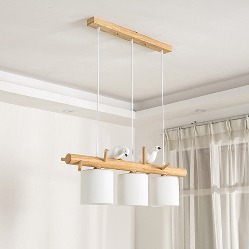 Lampadario moderno lampadario lineare in vetro a 3 luci luci per sala da pranzo