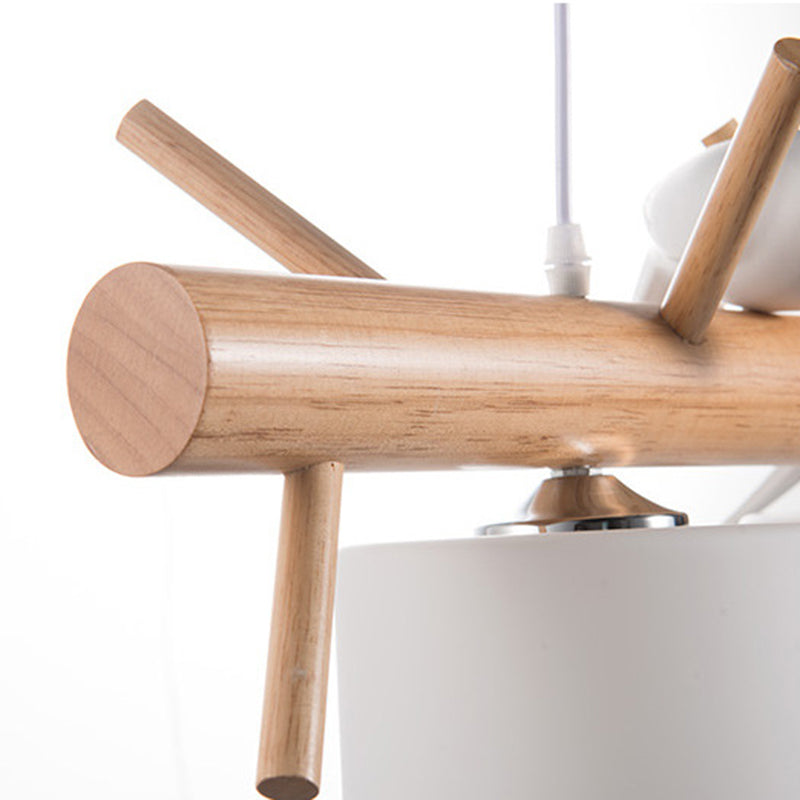 Lampadario moderno lampadario lineare in vetro a 3 luci luci per sala da pranzo