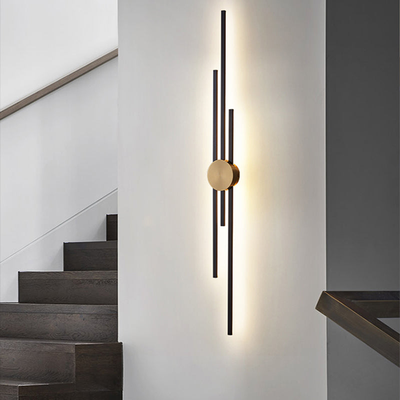 Multi Lights Metal Flush Mount Wall Sconce Modern Sconce Light Fixture for Living Room