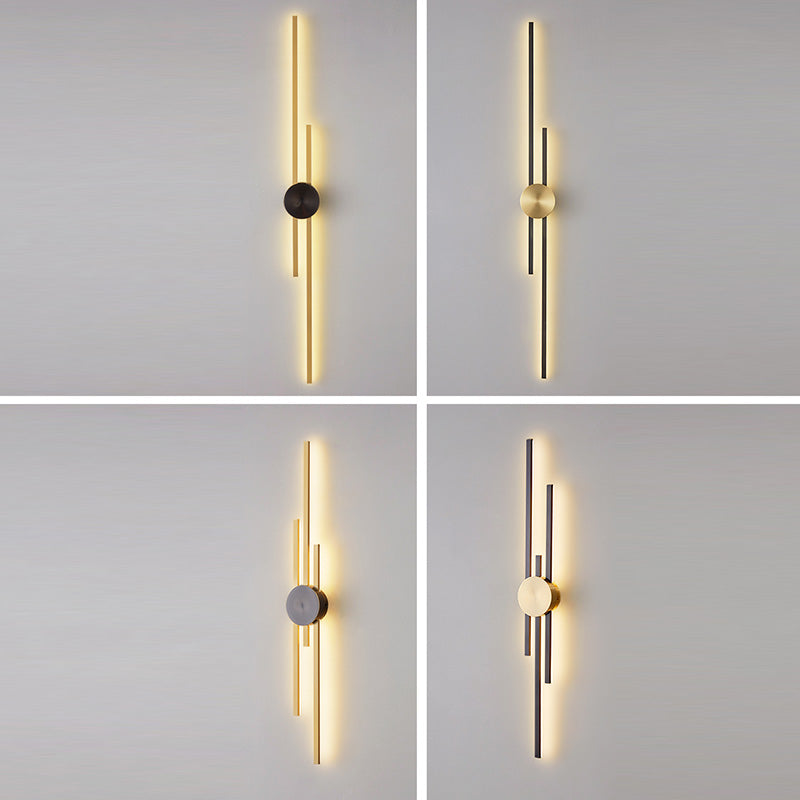 Multi Lights Metal Flush Mount Wall Sconce Modern Sconce Light Fixture for Living Room