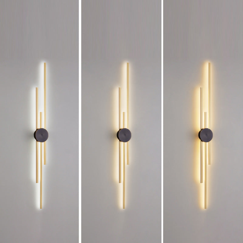 Multi Lights Metal Flush Mount Wall Sconce Modern Sconce Light Fixture for Living Room