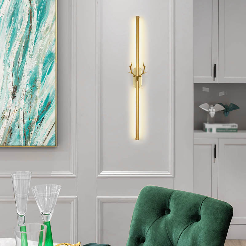 Contemporary Linear LED Lamp Wall Lighting Ideas for Living Room Sitting Room