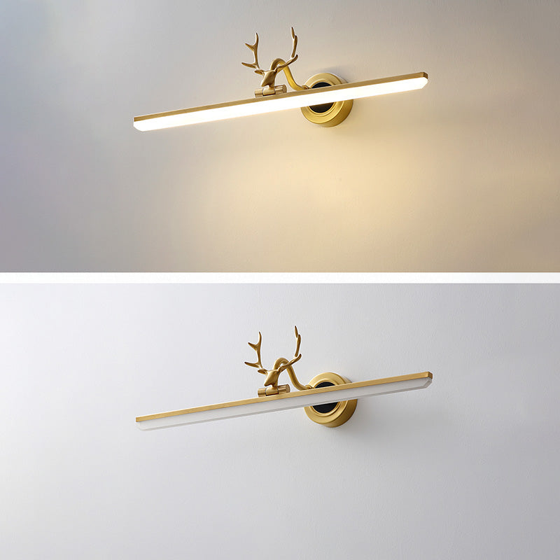 Miniralisme Mirror Light Vanity Lighttures pour les toilettes Salle pour toilettes