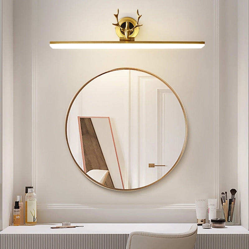 Miniralisme Mirror Light Vanity Lighttures pour les toilettes Salle pour toilettes